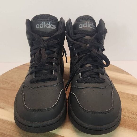 Adidas Hoops 3.0 Mid Basketball Shoe Size 5 Mens Triple Black main image 7